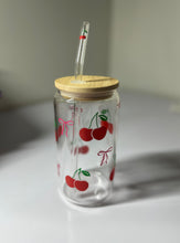 Load image into Gallery viewer, Cherry Coquette Glass Cup
