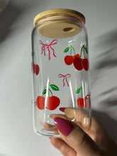 Load image into Gallery viewer, Cherry Coquette Glass Cup
